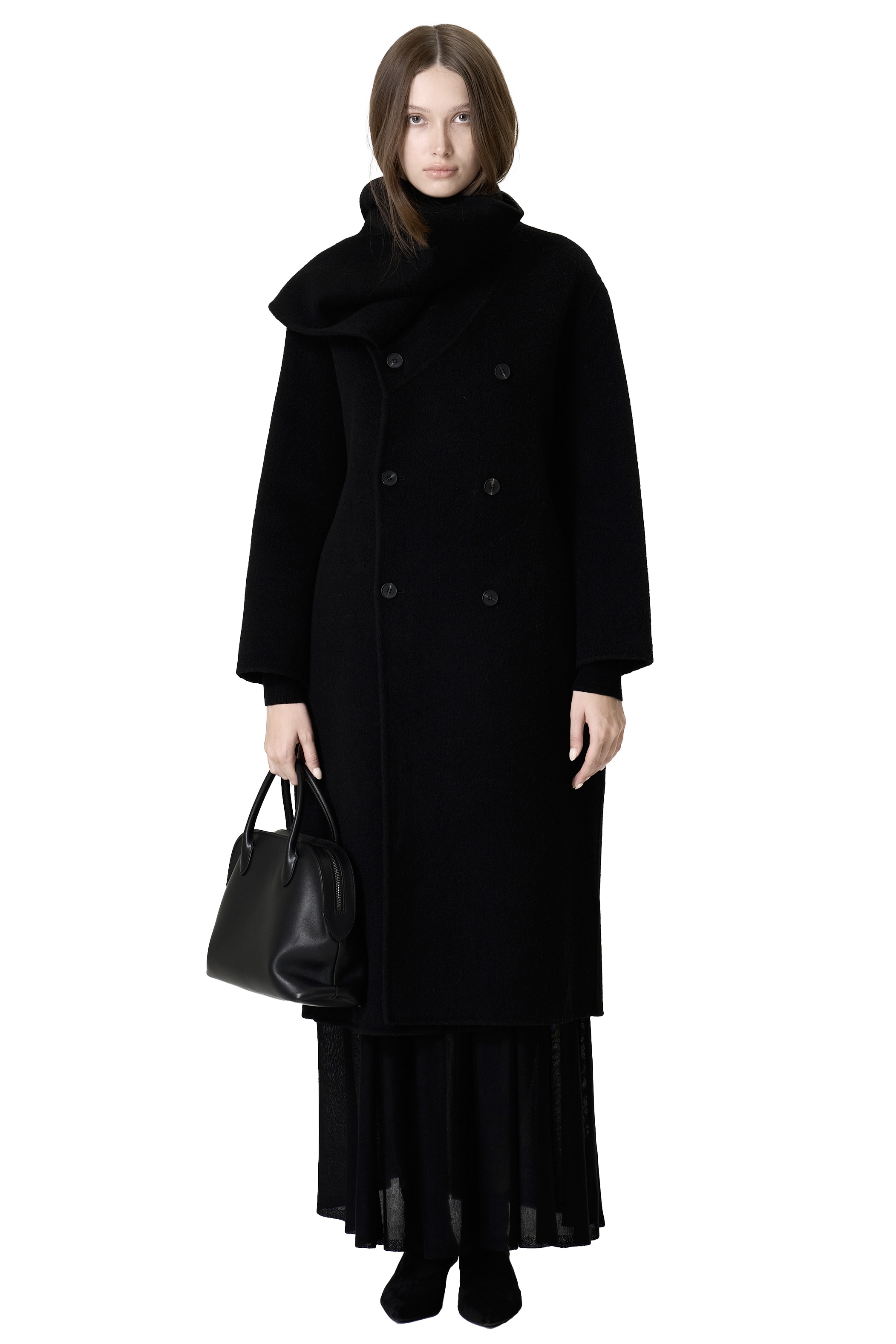 ONDINE COAT - BLACK