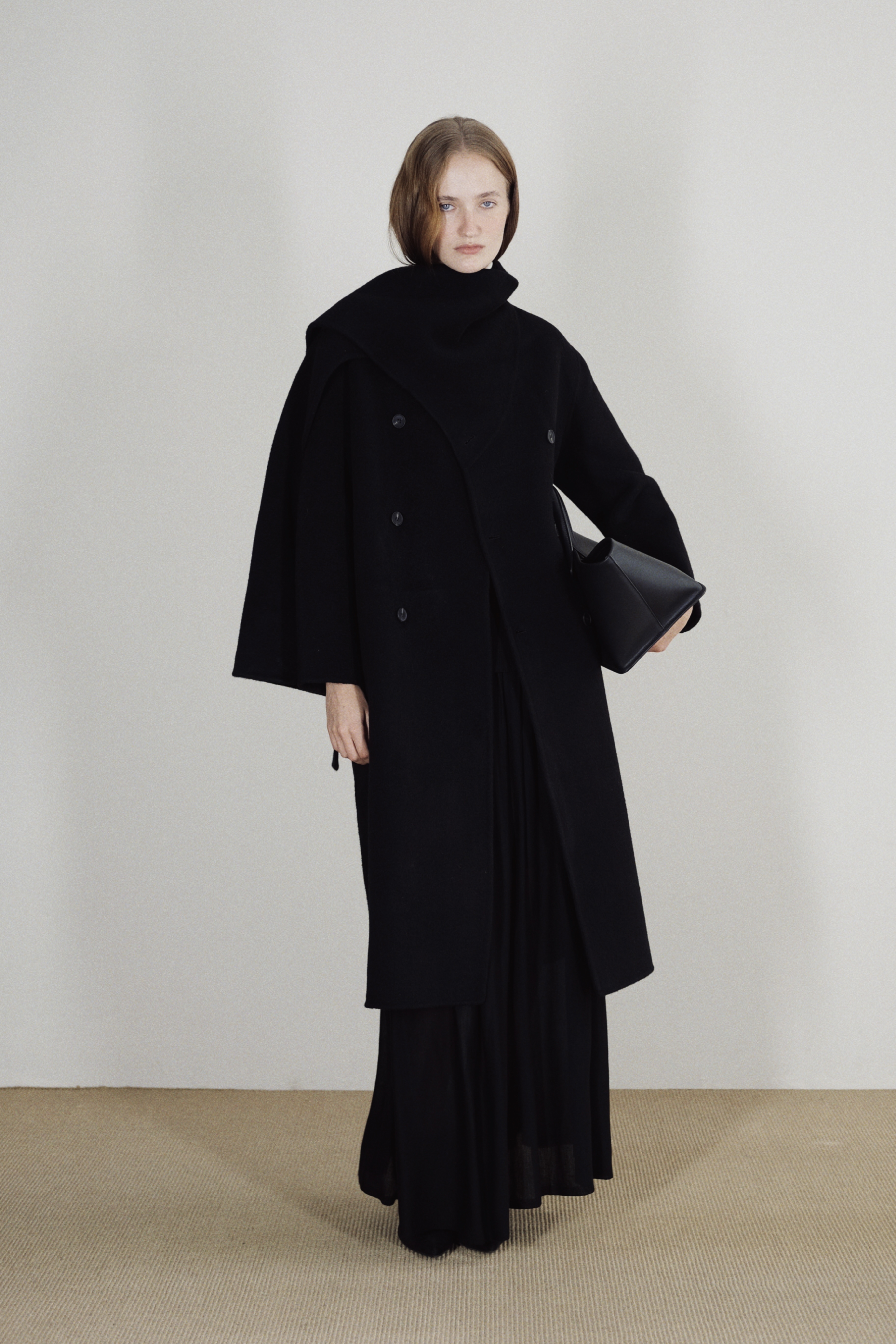 ONDINE COAT - BLACK