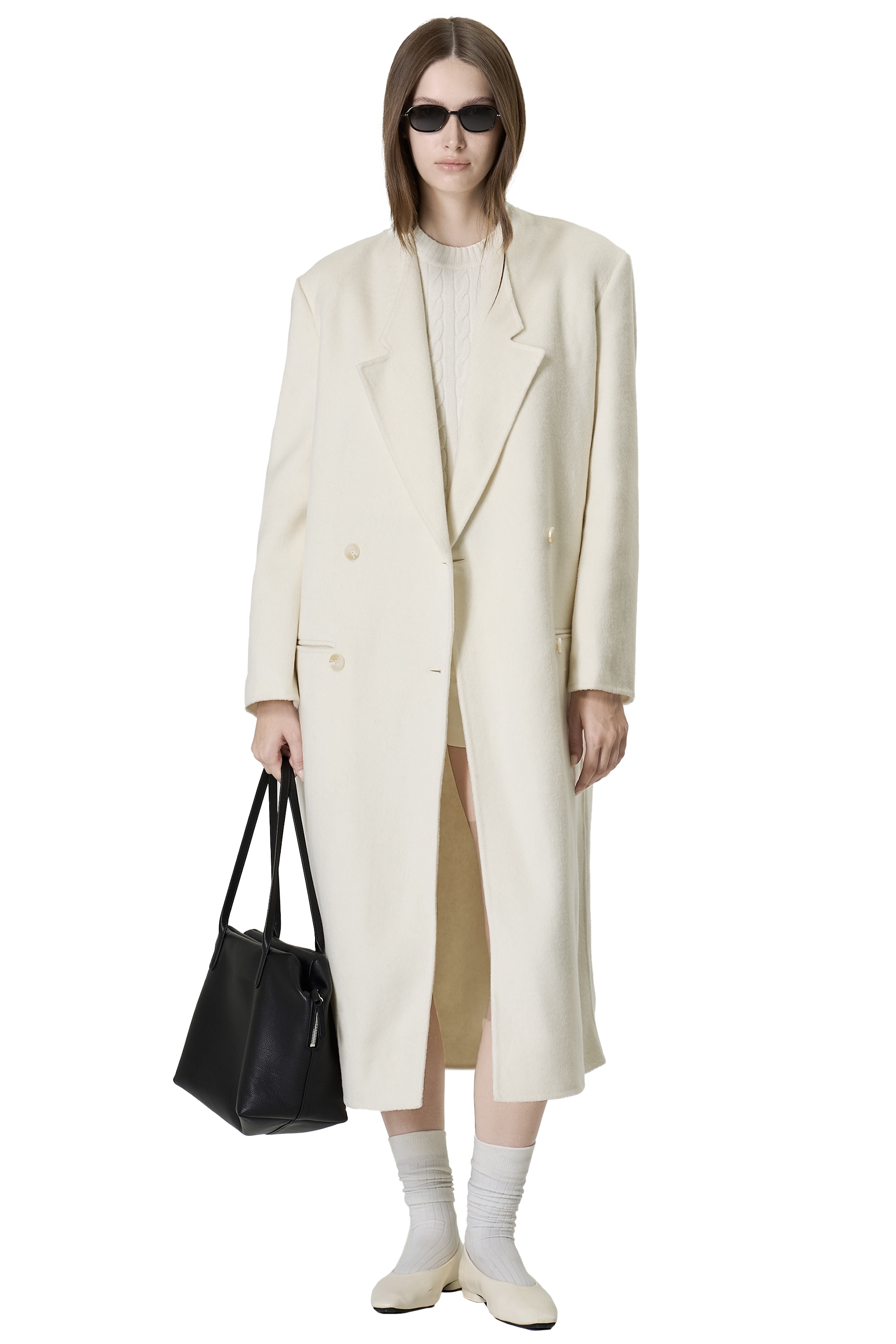 LUMIERE COAT - CREAM