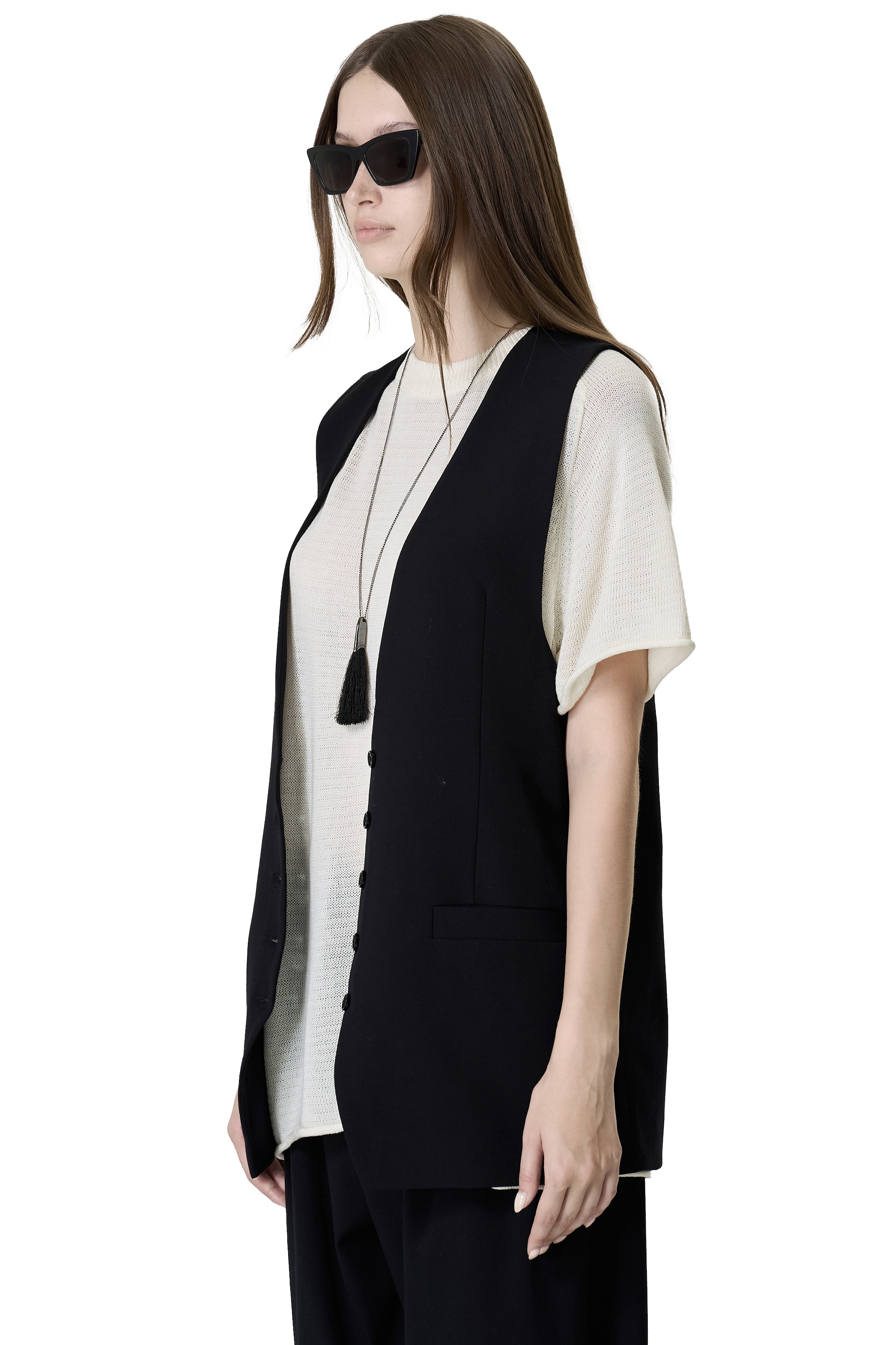 ANISE VEST - BLACK