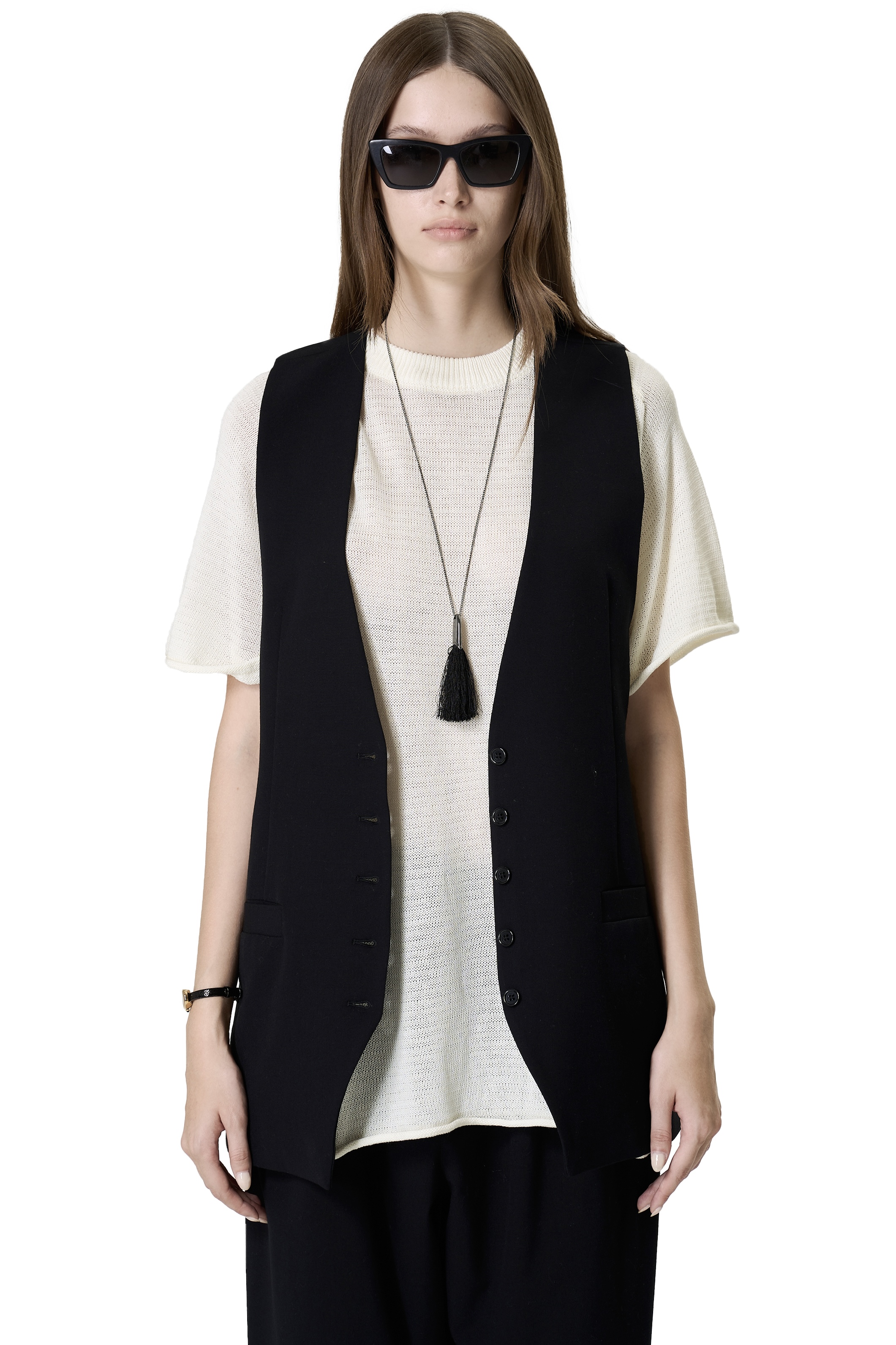 ANISE VEST - BLACK