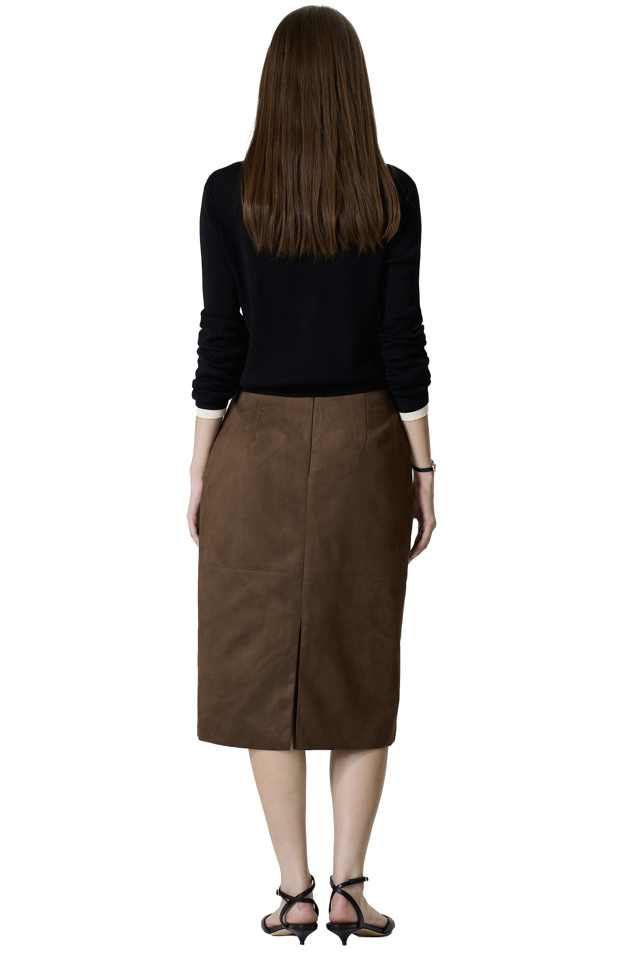 OLGA SKIRT - BROWN