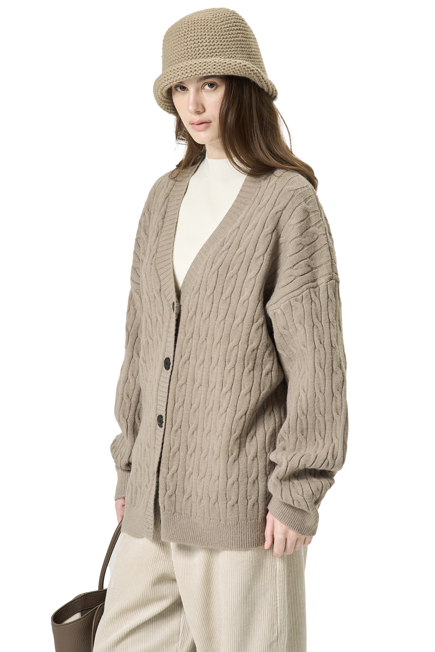 SANDOR CARDIGAN - TAUPE
