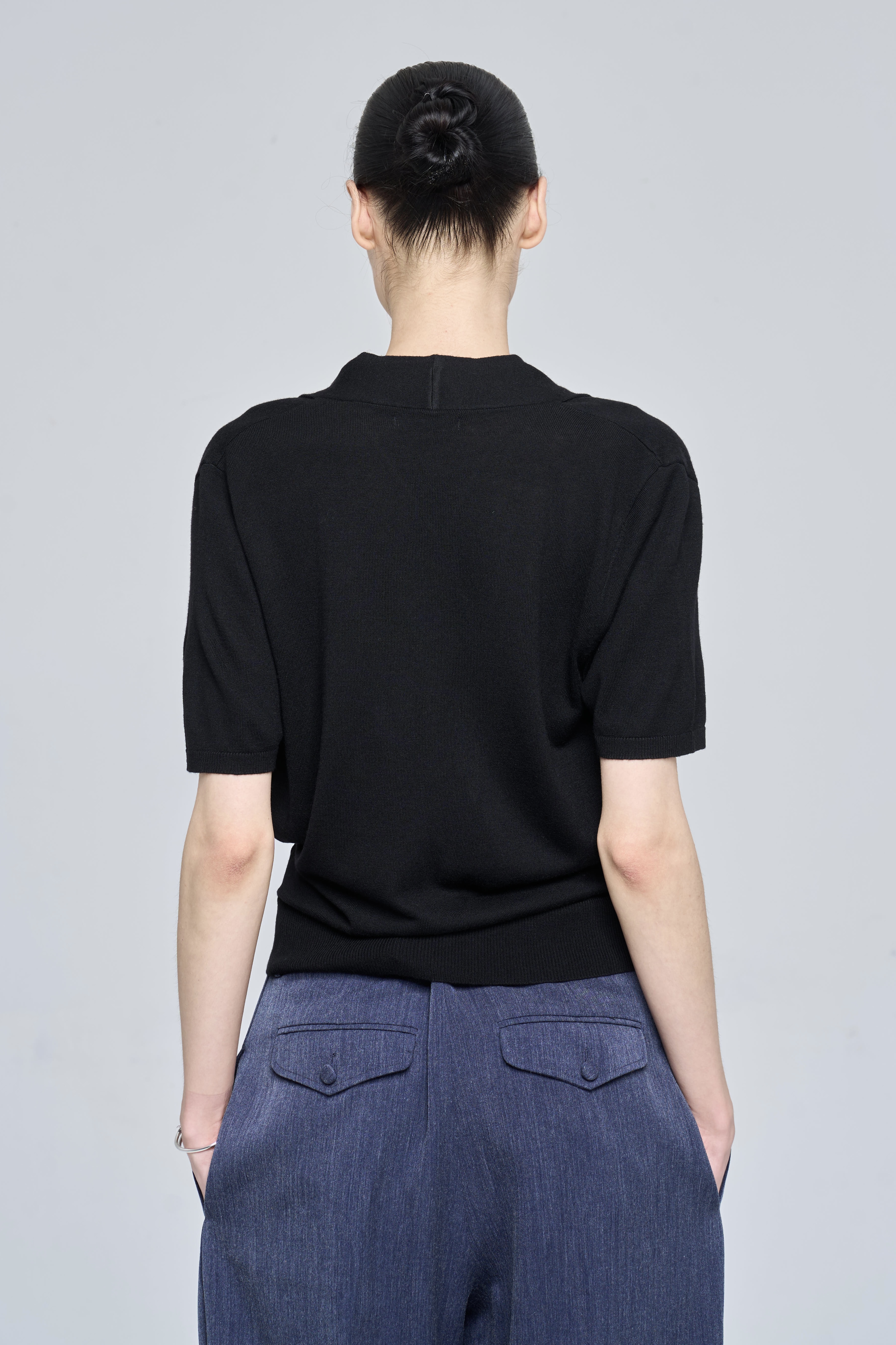 DINA TOP - BLACK