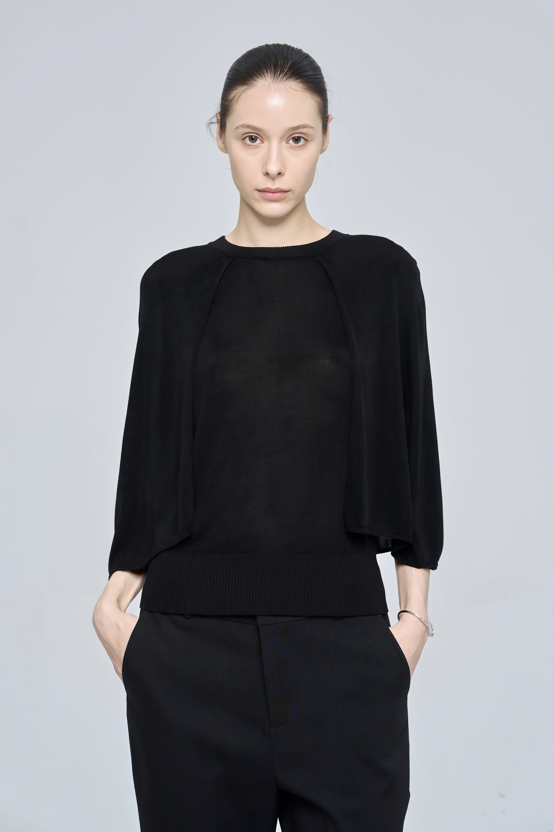 CAPE TOP - BLACK